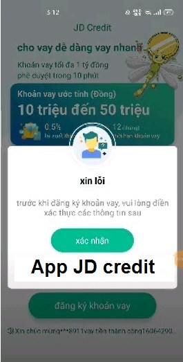 App JD credit